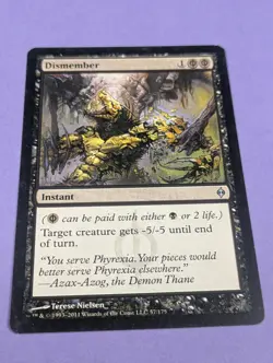 MTG Magic: New Phyrexia: Dismember #57/175 Uncommon - LP - Image 1