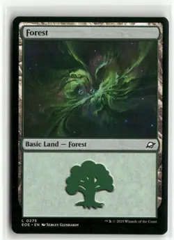 Forest 0275 Edge of Eternities MTG NM - Image 1