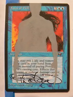 MTG FORCE OF WILL WOLVERINE ALTERED - PAINTED BY TERESE NIELSEN - GRADED - Image 5