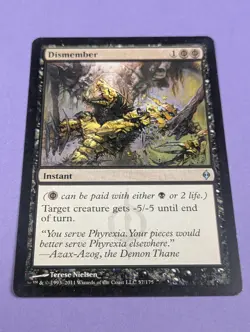 MTG Magic: New Phyrexia: Dismember #57/175 Uncommon - LP - Image 1