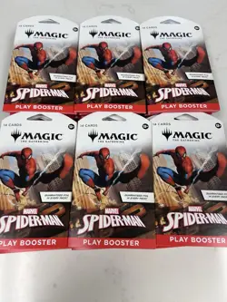 MTG: Magic The Gathering Marvel Spider-Man Play Sleeved 30 Booster Packs - Image 3