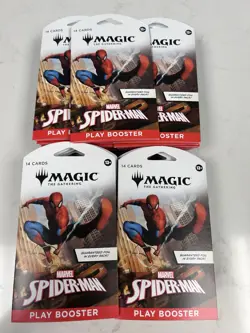 MTG: Magic The Gathering Marvel Spider-Man Play Sleeved 30 Booster Packs - Image 4