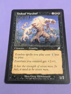 MTG Magic: Scourge: Undead Warchief #78/143 Uncommon - LP - Image 1