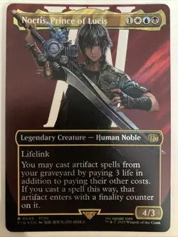 Noctis, Prince Of Lucis (Borderless) (Surge Foil) (0546) MTG Final Fantasy - Image 1