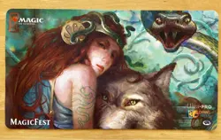 Survival Of The Fittest Limited Playmat Magicfest 2019 Mtg - Image 1