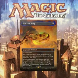 Mtg The One Ring Borderless English Version Foil - Image 1