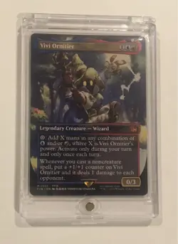 Mtg Lost Black Demon Taoist Mystic Vivi/Vivi Ornitier Borderless English Version - Image 1