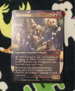 Mtg Lost Black Demon Taoist Mystic Vivi/Vivi Ornitier Borderless English Version - Image 2