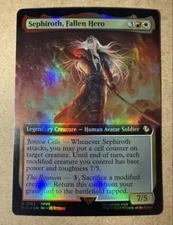 Mtg Fallen Hero Sephiroth Expansion Foil English - Image 1