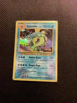 Gyarados - 34/108 - XY Evolutions Staff Prerelease Promo - LP - Pokemon - Image 1