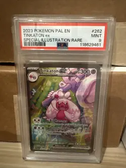 2023 POKEMON PAL EN-PALDEA EVOLVED SPECIAL ILLUSTRATION RARE TINKATON EX PSA 9 - Image 1