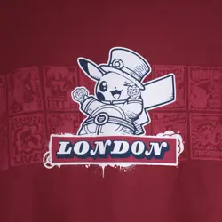 Pokemon World Championships 2022 London TCG Pikachu Competitor Shirt Sz Large - Image 4