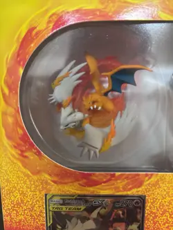 Pokemon TCG Reshiram & Charizard Tag Team GX Figure Collection Box- 2019 SEALED - Image 5