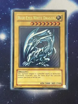 Yugioh Blue-Eyes White Dragon SDK-001 Ultra Rare MP #1 - Image 1