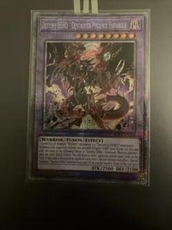 Yugioh! Destiny HERO - Destroyer Phoenix Enforcer - POTE-EN100 - Starlight Rare - Image 1