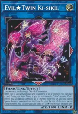 BLCR-EN096 Evil Twin Ki-Sikil Secret Rare 1st Edition YuGiOh Card Near Mint - Image 1