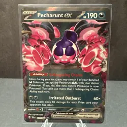 Pecharunt ex 039/064 Shrouded Fable Double Rare Holo Pokemon TCG Card NM - Image 1