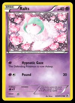 Ralts RC8/RC25 Legendary Treasures: Radiant Collection Holo Pokemon Card - Image 1