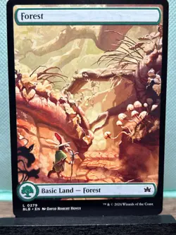 MTG TCG: Forest 279, Bloomburrow _ FULL ART - Image 1