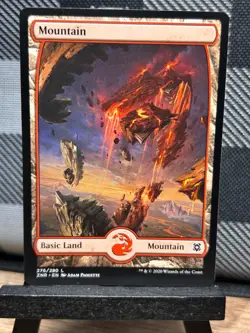 MTG TCG: Mountain 276, (Full Art) Zendikar Rising - Image 1