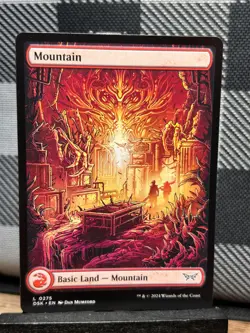 MTG TCG: Mountain 275, (Full Art) Duskmourn: House of Horror - Image 1