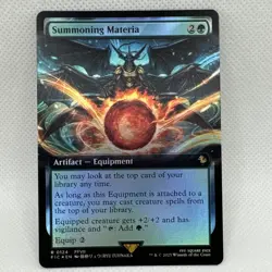 MTG - Summoning Materia Commander: Final Fantasy Foil NM Pack Fresh - Image 1