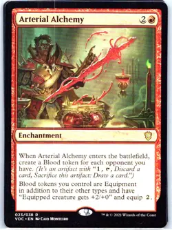 #23 Arterial Alchemy Commander: Innistrad: Crimson Vow Rare - Image 1