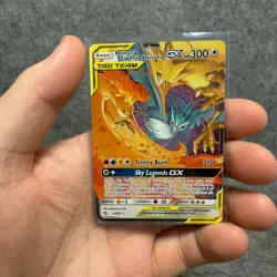 Moltres Zapdos Articuno GX Tag Team Pokemon TCG Hidden Fates 44/68 Near Mint - Image 1