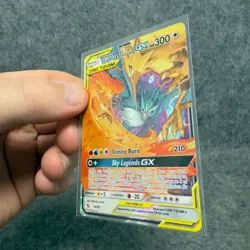 Moltres Zapdos Articuno GX Tag Team Pokemon TCG Hidden Fates 44/68 Near Mint - Image 3