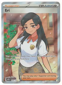 Pokemon Prismatic Evolution Eri 136/131 Ultra Rare Holo Trainer NM!!! - Image 1