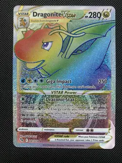 Dragonite VSTAR (Secret) 081/078 Pokemon GO Holo NM - Image 1