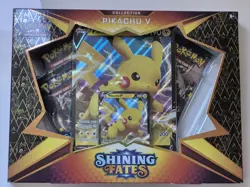 Pokemon TCG Shining Fates Pikachu V Collection Box - Image 1