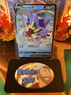 2023 Play! Pokemon Prize Pack Series 3 Starmie V 30 - NM - Image 1