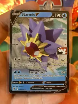 2023 Play! Pokemon Prize Pack Series 3 Starmie V 30 - NM - Image 2