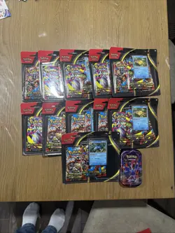 11x Pokemon TCG Mega Evolution 3 Pack Blister ME01 10-Psyduck/1-Golduck 1-tin - Image 1