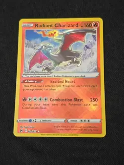 Radiant Charizard 020/159 Crown Zenith Holo Rare Pokemon TCG Near Mint - Image 1