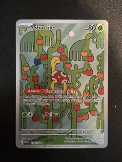 Pokemon TCG Shuckle 136/132 Mega Evolutions illustration rare - Image 1