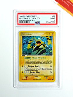 Pokemon PSA 9 Electabuzz #22 Reverse Foil EX Unseen Forces 2005 English - Image 1