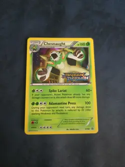 Pokemon TCG Chesnaught XY68 Blackstar Promo Holo EXC - Image 1