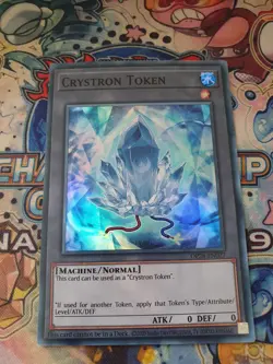 Yu-Gi-Oh! Crystron Token OP28-EN027 Super Rare - Image 1