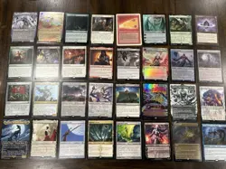 Magic: The Gathering Card Lot, 99 High Value Cards, 5 Commanders, EDH Staples - Image 1