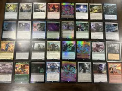 Magic: The Gathering Card Lot, 99 High Value Cards, 5 Commanders, EDH Staples - Image 2