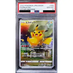 Pokemon Pikachu PSA 10 Holo AR 205/172 S12a VSTAR Universe Japanese Card - Image 1