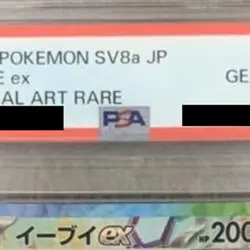 Pokemon Eevee ex PSA 10 Holo SAR 223/187 SV8a Terastal Fest ex Japanese Card - Image 4