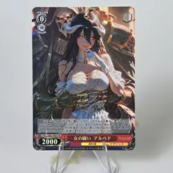 6×Overlord Albedo Doujin Card Albedo Goddess Waifu Custom Holo DIY Textured - Image 4