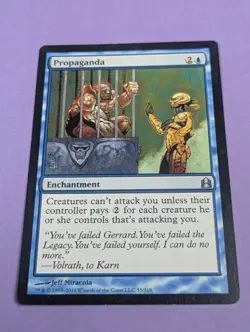 MTG Magic: Commander 2011: Propaganda #55/318 Uncommon - LP - Image 1