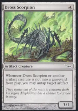 Dross Scorpion - Light Play MTG Mirrodin - Image 1
