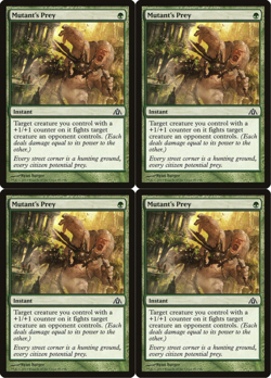 4x MTG 2013 MUTANT'S PREY - INSTANT - MAGIC CARD x4 copies - Image 1