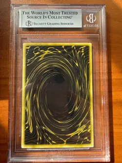 YUGIOH GBI-003 THE WINGED DRAGON OF RA SECRET RARE BGS 8.5 NM-MT - Image 2