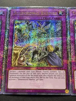 3x Dimensional Barrier | RA01-EN072 | Quarter Century Secret Rare | NM | YuGiOh! - Image 5
